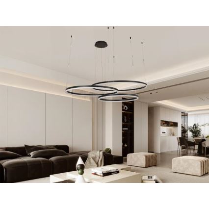 Dimmbare LED-Hängeleuchte LED/170W/230V 3000-6500K + Fernbedienung