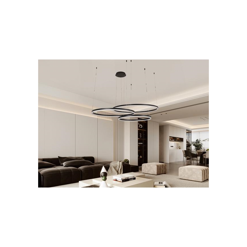 Dimmbare LED-Hängeleuchte LED/170W/230V 3000-6500K + Fernbedienung