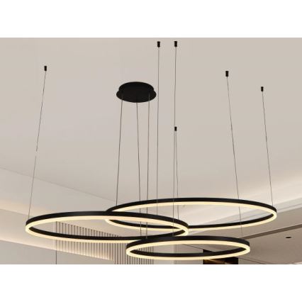 Dimmbare LED-Hängeleuchte LED/170W/230V 3000-6500K + Fernbedienung
