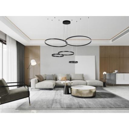 Dimmbare LED-Hängeleuchte LED/220W/230V 3000-6500K + Fernbedienung
