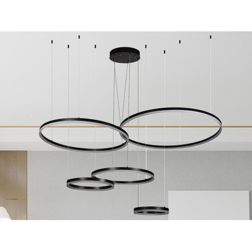 Dimmbare LED-Hängeleuchte LED/220W/230V 3000-6500K + Fernbedienung