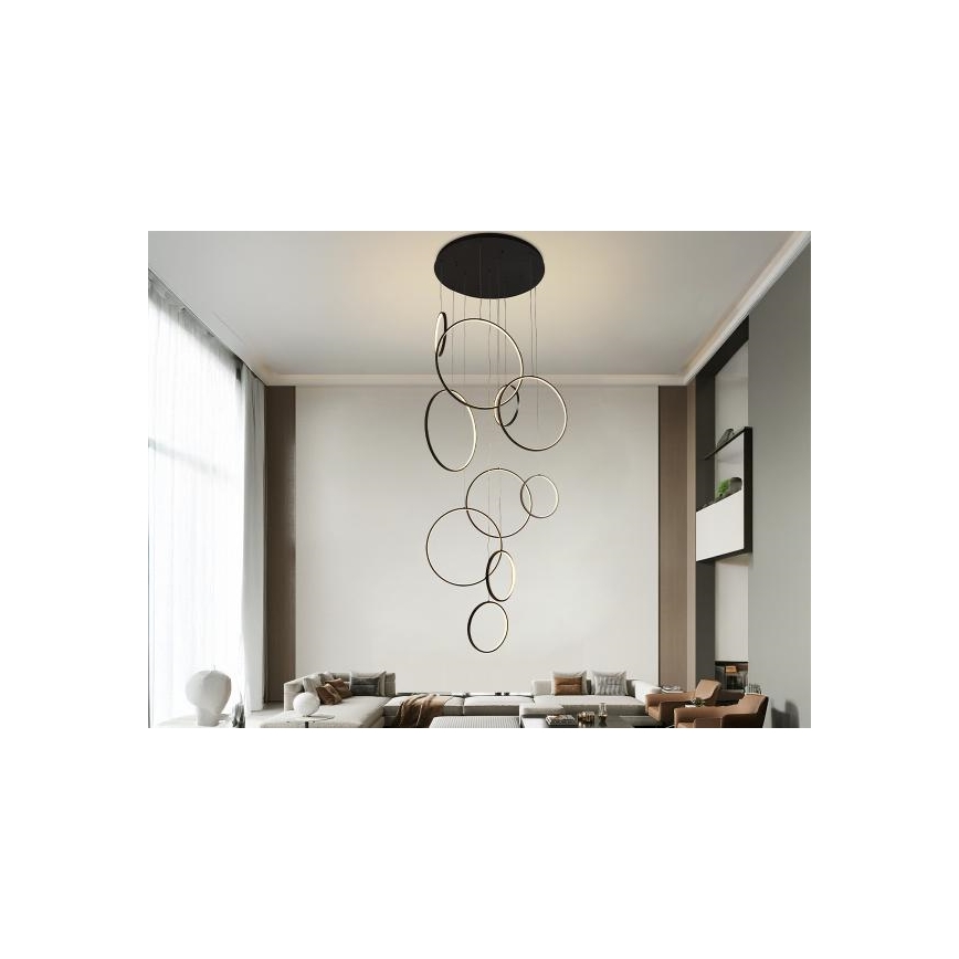Dimmbare LED-Hängeleuchte LED/290W/230V 3000-6500K + Fernbedienung