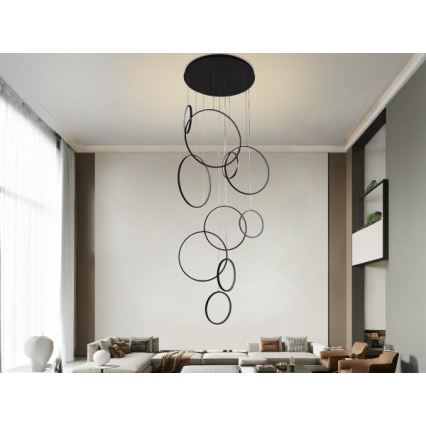 Dimmbare LED-Hängeleuchte LED/290W/230V 3000-6500K + Fernbedienung