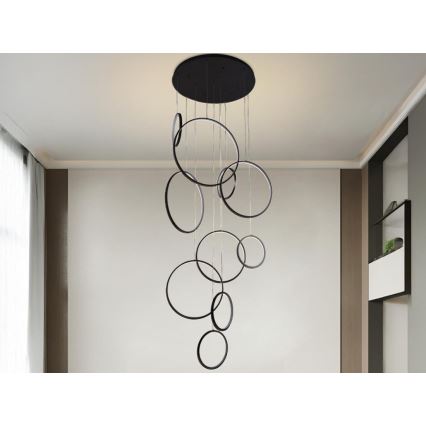 Dimmbare LED-Hängeleuchte LED/290W/230V 3000-6500K + Fernbedienung