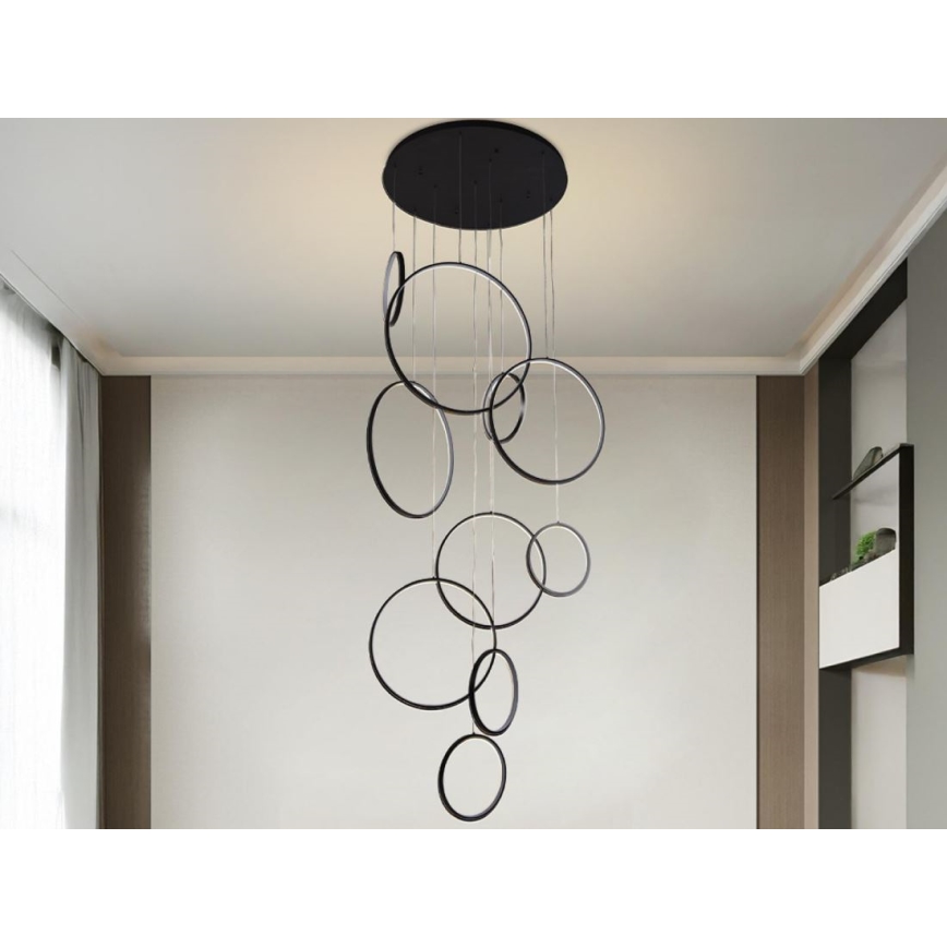 Dimmbare LED-Hängeleuchte LED/290W/230V 3000-6500K d 60 cm + Fernbedienung