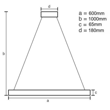 Dimmbarer LED-Kristallkronleuchter an einer Aufhängung LED/40W/230V 3000-6500K glänzendes Chrom + Fernbedienung