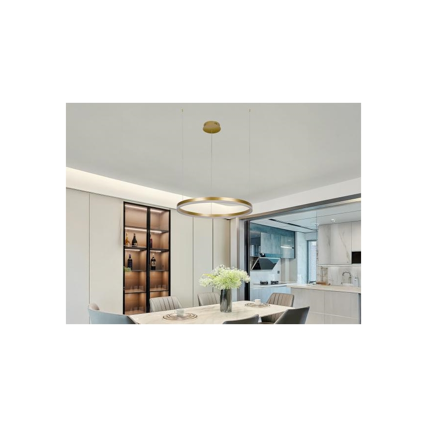 Dimmbare LED-Hängeleuchte LED/42W/230V 3000-6500K + Fernbedienung
