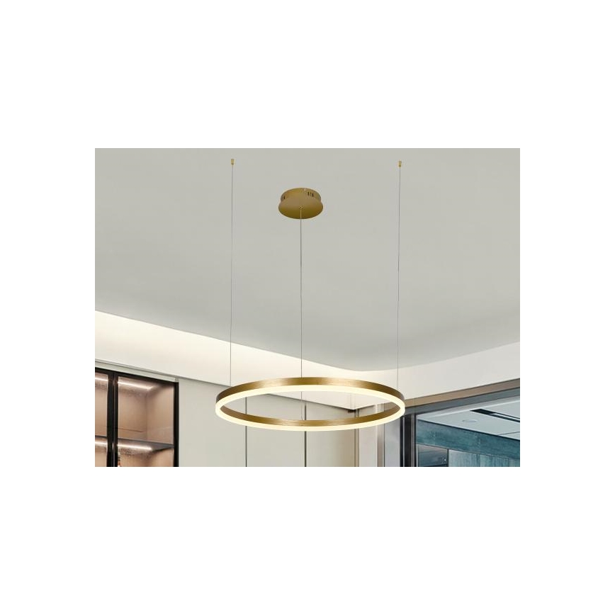 Dimmbare LED-Hängeleuchte LED/42W/230V 3000-6500K + Fernbedienung