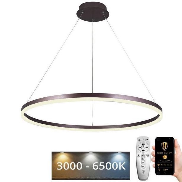 Dimmbare LED-Hängeleuchte LED/55W/230V 3000-6500K d 80 cm + Fernbedienung