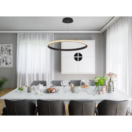 Dimmbare LED-Hängeleuchte LED/55W/230V 3000-6500K + Fernbedienung