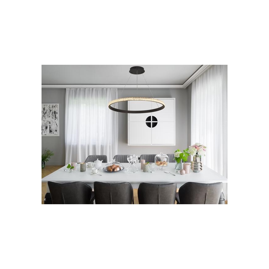 Dimmbare LED-Hängeleuchte LED/55W/230V 3000-6500K + Fernbedienung