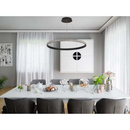 Dimmbare LED-Hängeleuchte LED/55W/230V 3000-6500K + Fernbedienung