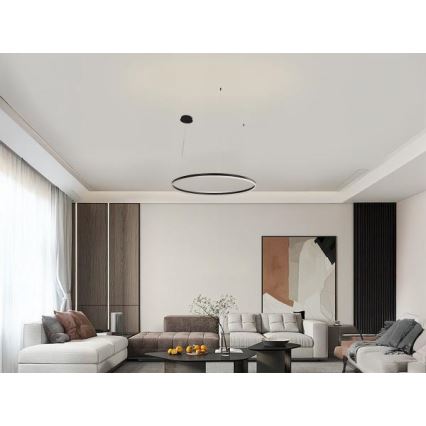 Dimmbare LED-Hängeleuchte LED/55W/230V 3000-6500K + Fernbedienung