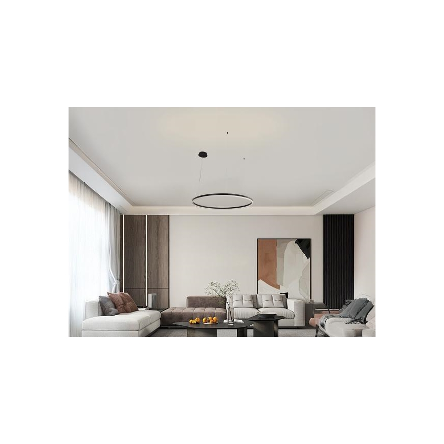 Dimmbare LED-Hängeleuchte LED/55W/230V 3000-6500K + Fernbedienung