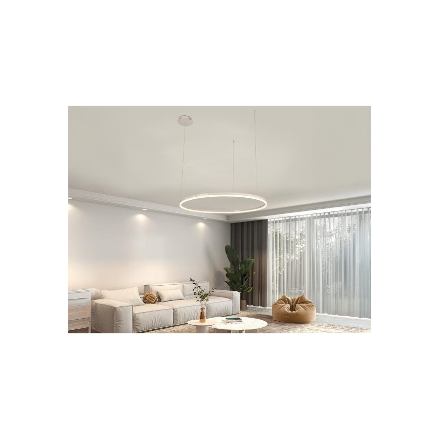 Dimmbare LED-Hängeleuchte LED/55W/230V 3000-6500K + Fernbedienung