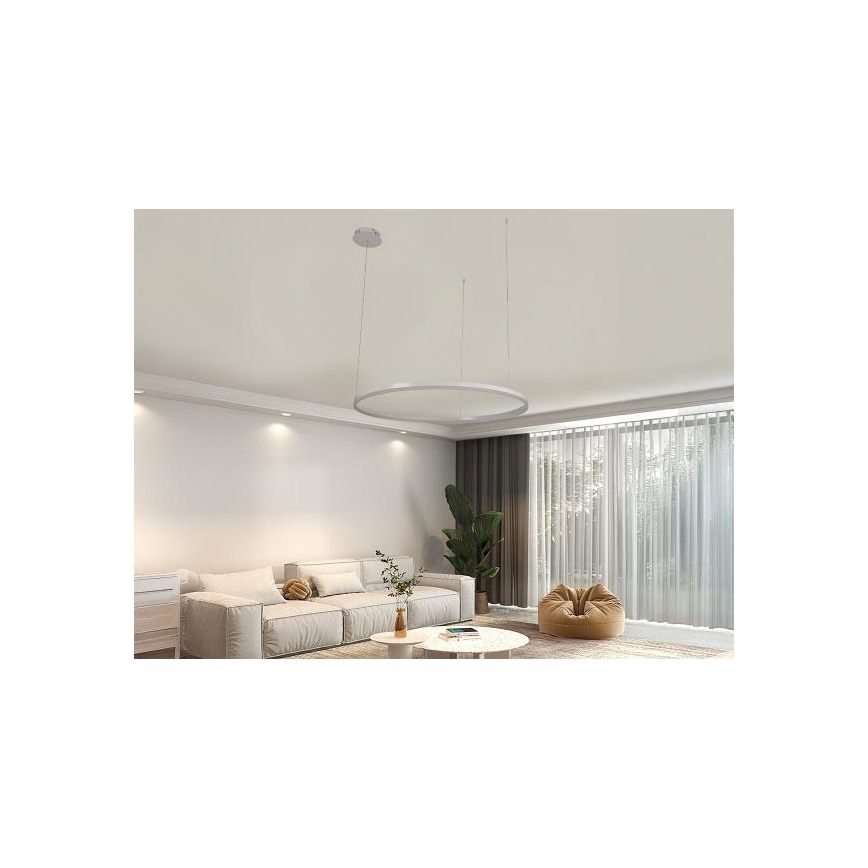 Dimmbare LED-Hängeleuchte LED/55W/230V 3000-6500K + Fernbedienung