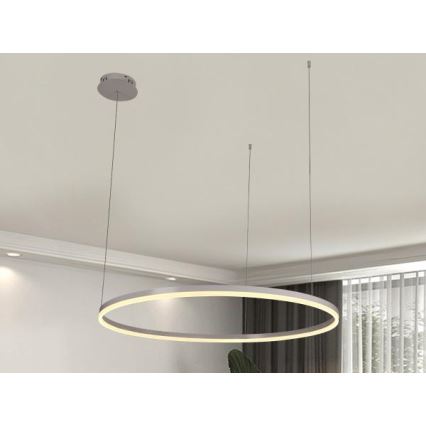 Dimmbare LED-Hängeleuchte LED/55W/230V 3000-6500K + Fernbedienung
