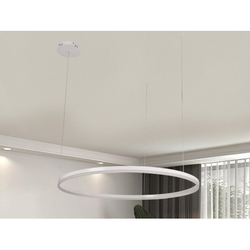 Dimmbare LED-Hängeleuchte LED/55W/230V 3000-6500K d 80 cm + Fernbedienung