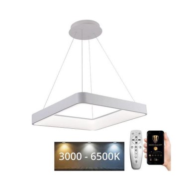 Dimmbare LED-Hängeleuchte LED/55W/230V 3000-6500K weiß + Fernbedienung