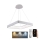 Dimmbare LED-Hängeleuchte LED/55W/230V 3000-6500K weiß + Fernbedienung