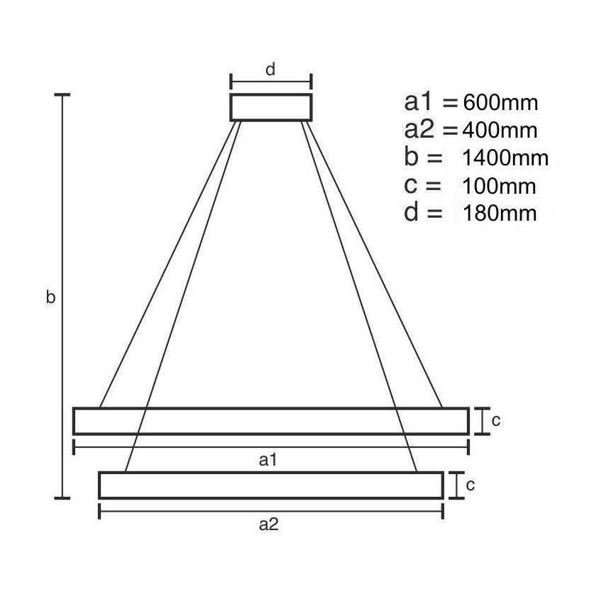 Dimmbarer LED-Kristallkronleuchter an einer Aufhängung LED/65W/230V 3000-6500K glänzendes Chrom + Fernbedienung