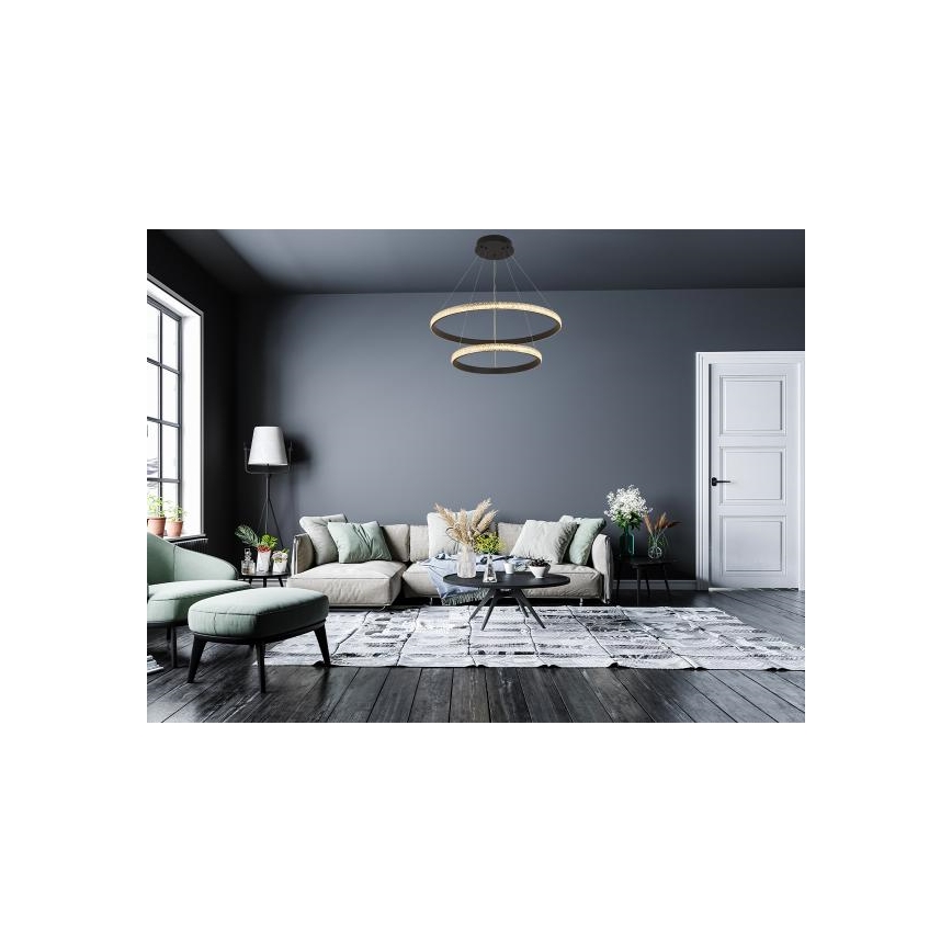 Dimmbare LED-Hängeleuchte LED/65W/230V 3000-6500K + Fernbedienung