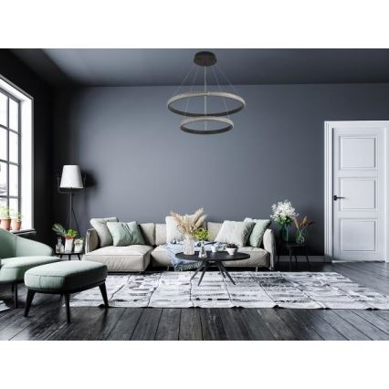 Dimmbare LED-Hängeleuchte LED/65W/230V 3000-6500K + Fernbedienung