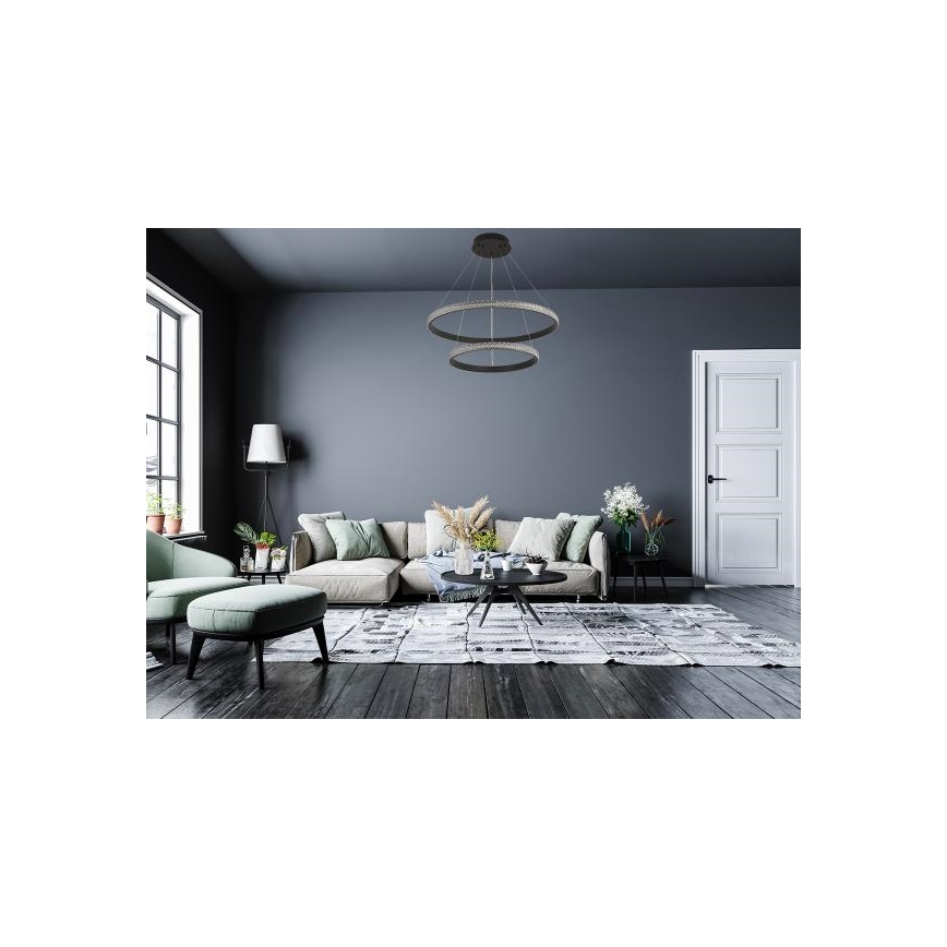 Dimmbare LED-Hängeleuchte LED/65W/230V 3000-6500K + Fernbedienung