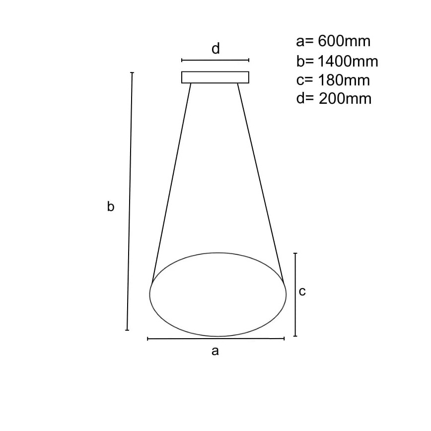 Dimmbare LED-Hängeleuchte LED/70W/230V 3000-6500K d 60 cm glänzendes Chrom + Fernbedienung