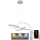 Dimmbare LED-Hängeleuchte LED/70W/230V 3000-6500K d 55 cm + Fernbedienung