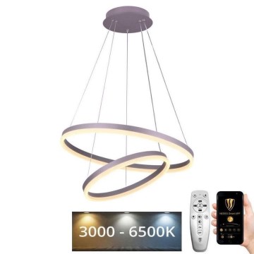 Dimmbare LED-Hängeleuchte LED/70W/230V 3000-6500K d 60 cm + Fernbedienung