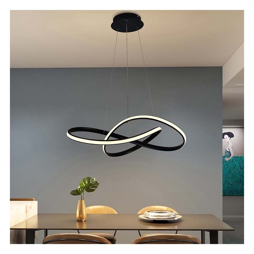 Dimmbare LED-Hängeleuchte LED/70W/230V 3000-6500K d 55 cm + Fernbedienung
