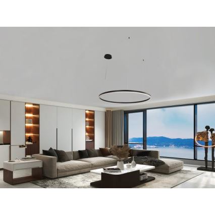 Dimmbare LED-Hängeleuchte LED/72W/230V 3000-6500K + Fernbedienung