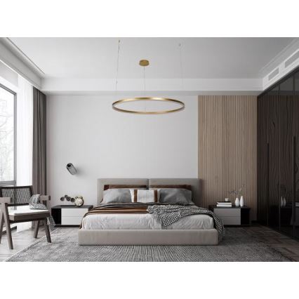 Dimmbare LED-Hängeleuchte LED/72W/230V 3000-6500K + Fernbedienung