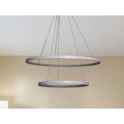 Dimmbare LED-Hängeleuchte LED/75W/230V 3000-6500K d 60 cm + Fernbedienung