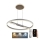 Dimmbare LED-Hängeleuchte LED/75W/230V 3000-6500K + Fernbedienung