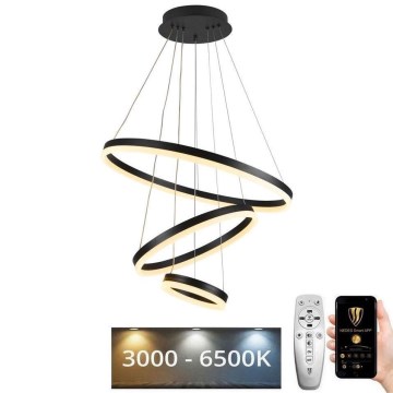 Dimmbare LED-Hängeleuchte LED/85W/230V 3000-6500K d 60 cm + Fernbedienung