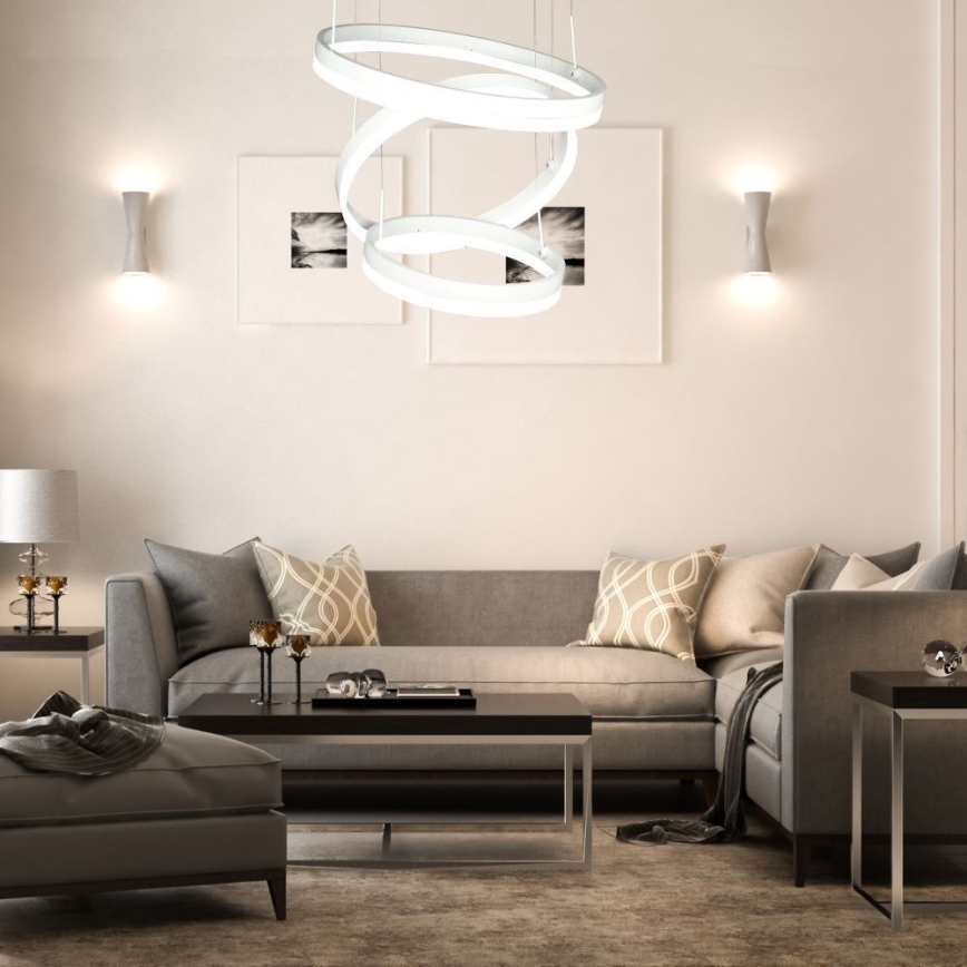 Dimmbare LED-Hängeleuchte LED/86W/230V 3000K weiß