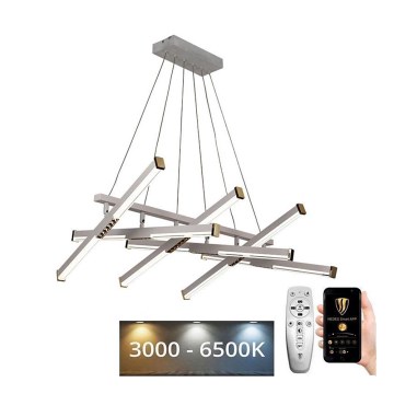 Dimmbare LED-Hängeleuchte LED/90W/230V 3000-6500K + Fernbedienung
