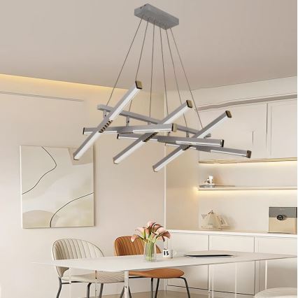 Dimmbare LED-Hängeleuchte LED/90W/230V 3000-6500K + Fernbedienung
