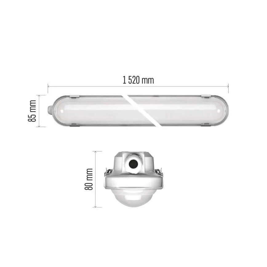 Dimmbare LED-Hochleistungsleuchte MISTY LED/29/37/45/51W/230V 6500K IP66