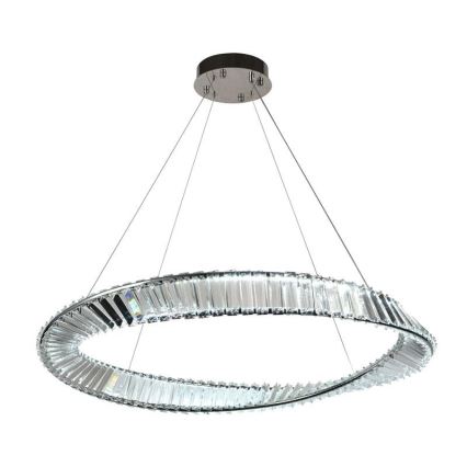 Dimmbare LED-Kristall-Hängeleuchte an Schnur LED/50W/230V 3000-6500K + Fernbedienung