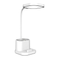 Dimmbare LED-Ladetischleuchte mit Halterung und Powerbank LED/5W/5V 2400mAh