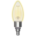 Dimmbare LED-Lampe FILAMENT C35 E14/4,5W/230V 2700-6500K Wi-Fi - Aigostar