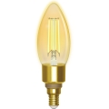 Dimmbare LED-Lampe FILAMENT C35 E14/4,5W/230V 2700-6500K Wi-Fi - Aigostar