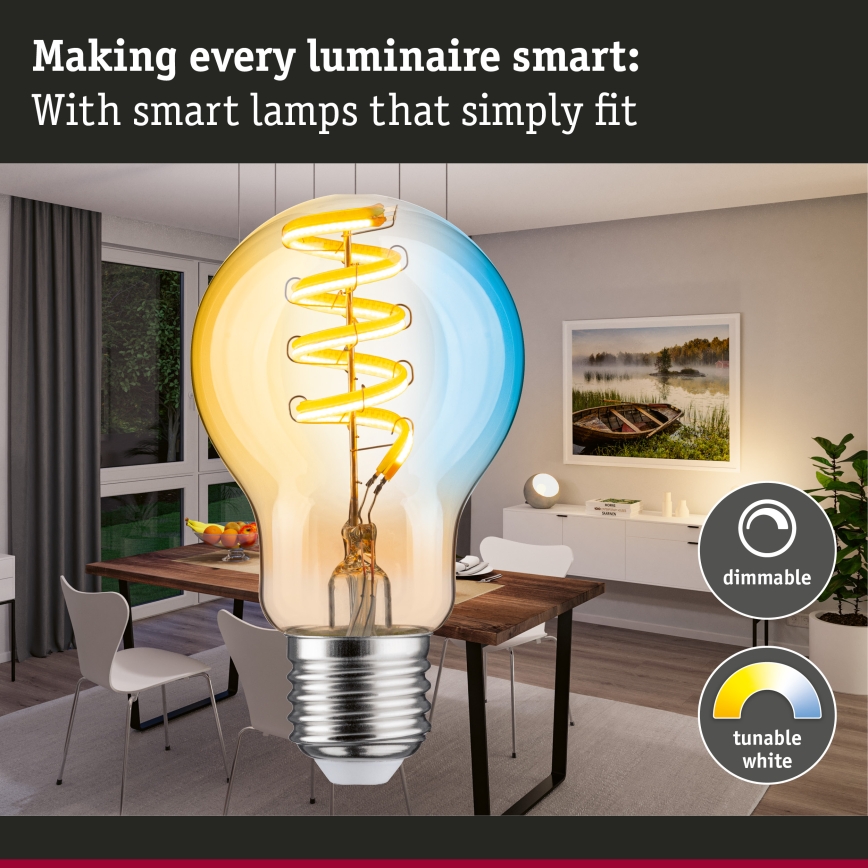 Dimmbare LED-Lampe FILAMENT E27/7,5W/230V 2200-5500K - Paulmann 29155