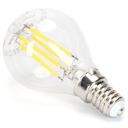 Dimmbare LED-Lampe FILAMENT G45 E14/4W/230V 6500K - Aigostar