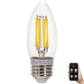 Dimmbare LED-Lampe FILAMENT MESH Smart C35 E27/4,5W/230V 2700-6500K - Aigostar