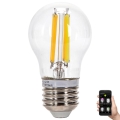 Dimmbare LED-Lampe FILAMENT MESH Smart G45 E27/4,5W/230V 2700-6500K - Aigostar