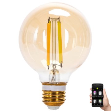 Dimmbare LED-Lampe FILAMENT MESH Smart G80 E27/6W/230V 2700-6500K - Aigostar